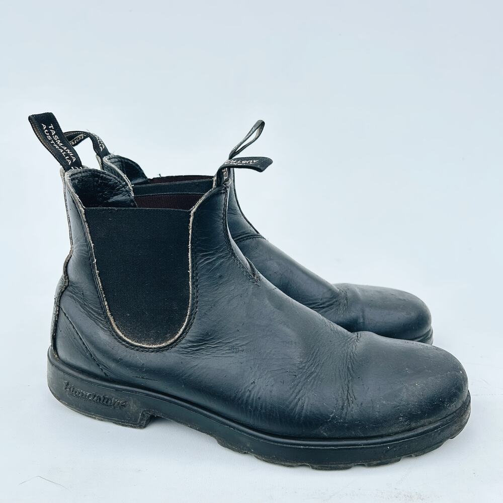 Blundstone Men’s Original Classic Boots Chelsea Ankle Leather Work Black 11 - Picture 2 of 12
